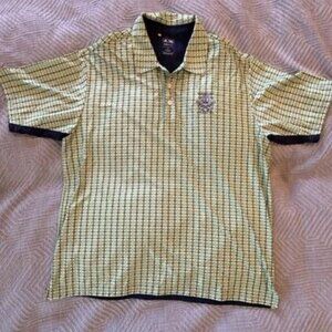 Whistling Straits Adidas Golf Shirt Polo Medium Green Excellent Condition